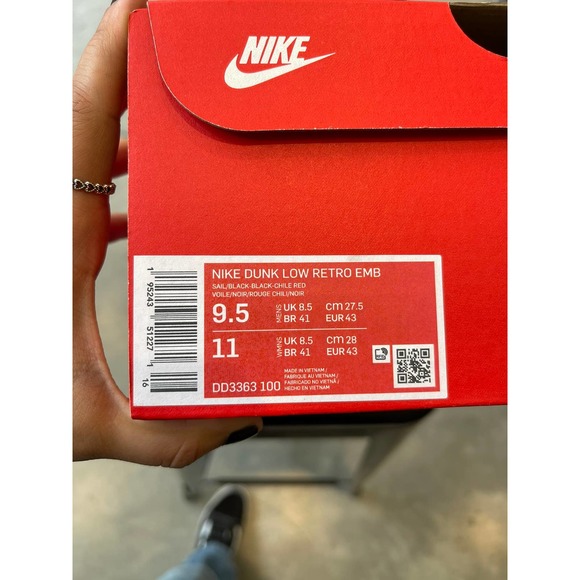 Jordan dunk low EMB Chicago SZ 9.5